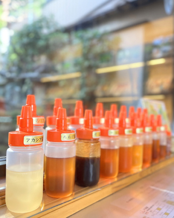 はちみつの香りを楽しむ